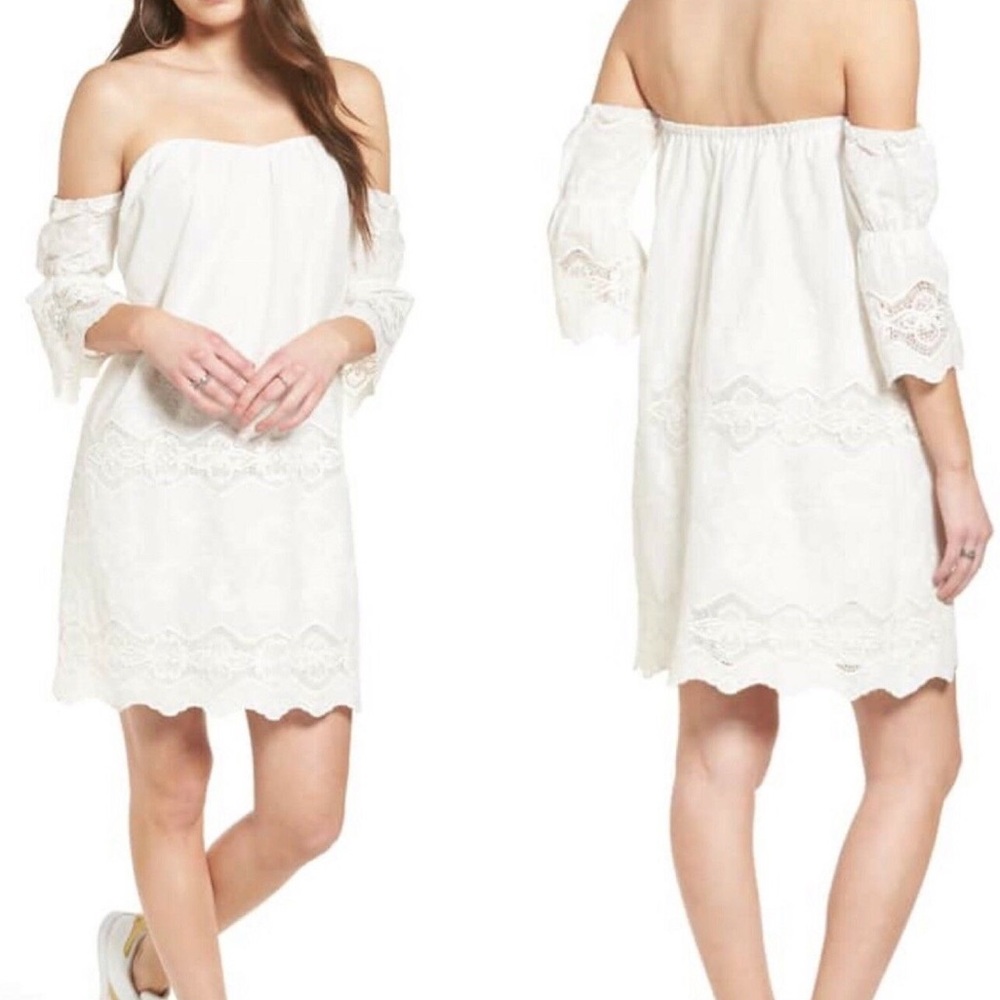ASTR the Label Embroidered Dress